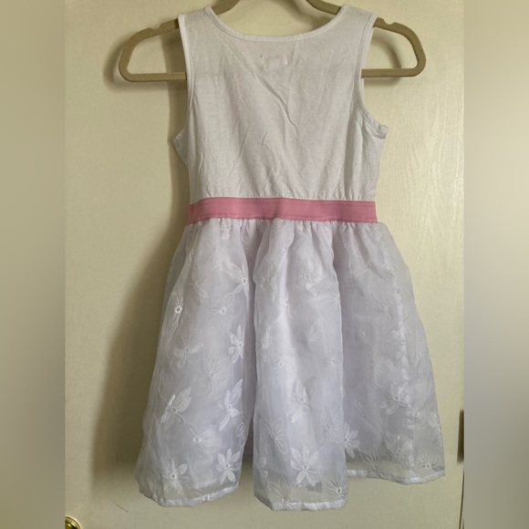 🌞The Children’s Place White & Pink/Purple Butterflies Tank Top & Floral Lace C - Picture 4 of 4